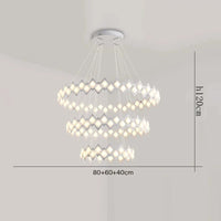 Suspension Vintage - Maison Deco | Marco Lucetti Blanc 3 anneaux / Blanc froid