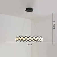 Suspension Vintage - Maison Deco | Marco Lucetti Noir 1 anneau / Blanc froid