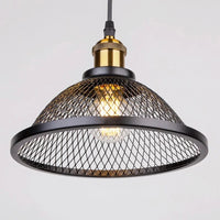 Suspension Vintage Rétro LED Noir Fer Net-Cage - Lampe Suspendue pour Cuisine, Chambre, Salon, Restaurant | Marco Lucetti
