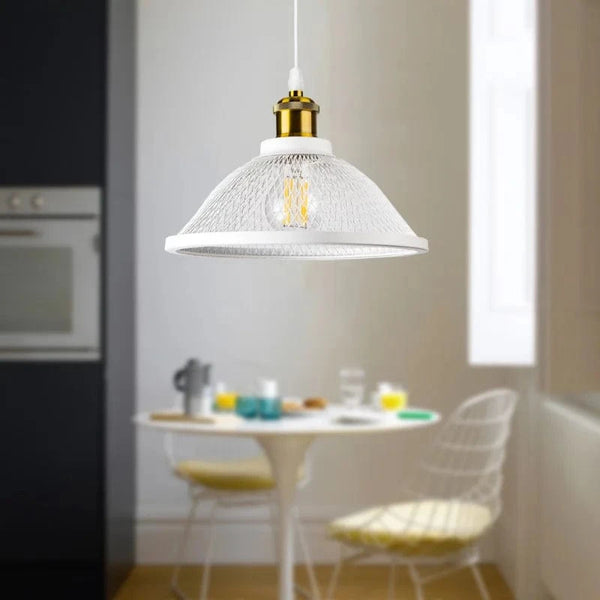 Suspension Vintage rétro - Noir - Fer Net-Cage - Cuisine - E27 LED - Chambre - Salon - Restaurant | Marco Lucetti