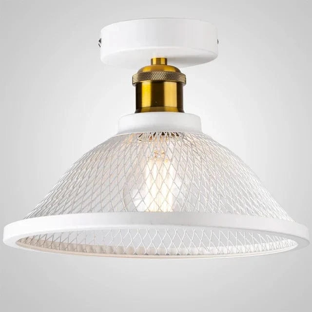 Suspension Vintage rétro - Noir - Fer Net-Cage - Cuisine - E27 LED - Chambre - Salon - Restaurant | Marco Lucetti G