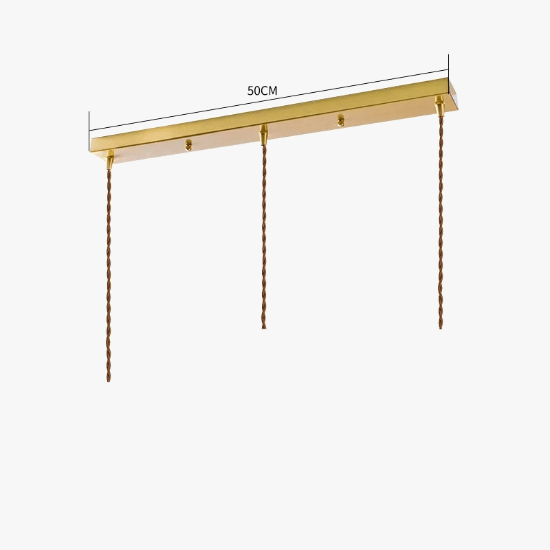 Suspension Vintage Verre Craquelé en Cuivre et Bois pour une Ambiance Moderne dans Votre Chambre ou Salon, Éclairage Intérieur LED | Marco Lucetti