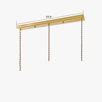 Suspension Vintage Verre Craquelé en Cuivre et Bois pour une Ambiance Moderne dans Votre Chambre ou Salon, Éclairage Intérieur LED | Marco Lucetti