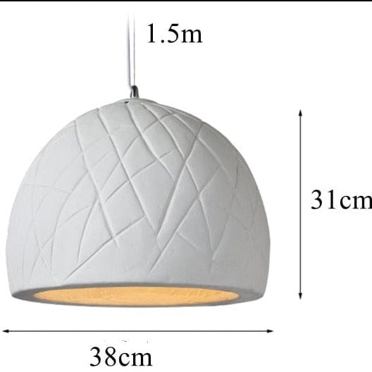 Suspension Wabi en polymère - Modernité illuminée | Marco Lucetti