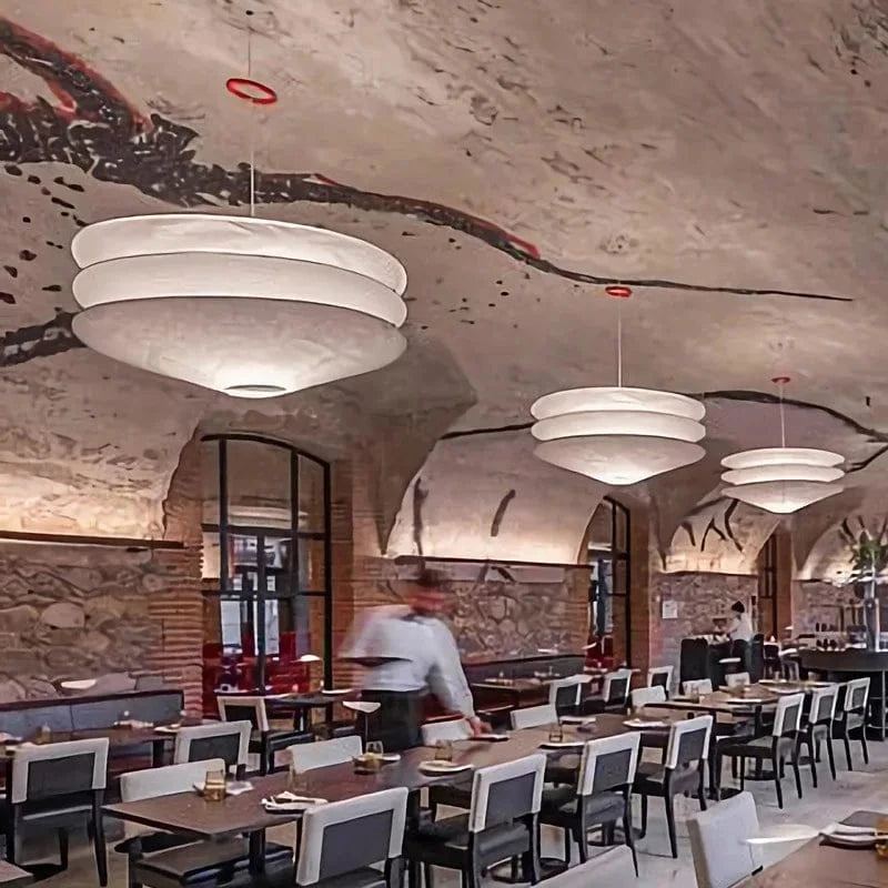 Suspension Wabi Sabi en papier japonais | Marco Lucetti