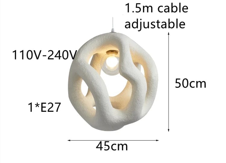 Suspension Wabi Sabi en polystyrène | Marco Lucetti