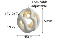 Suspension Wabi Sabi en polystyrène | Marco Lucetti