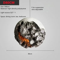 Suspension Wabi Sabi LED - Collection Planète | Marco Lucetti D80cm / Lumière 3 couleurs