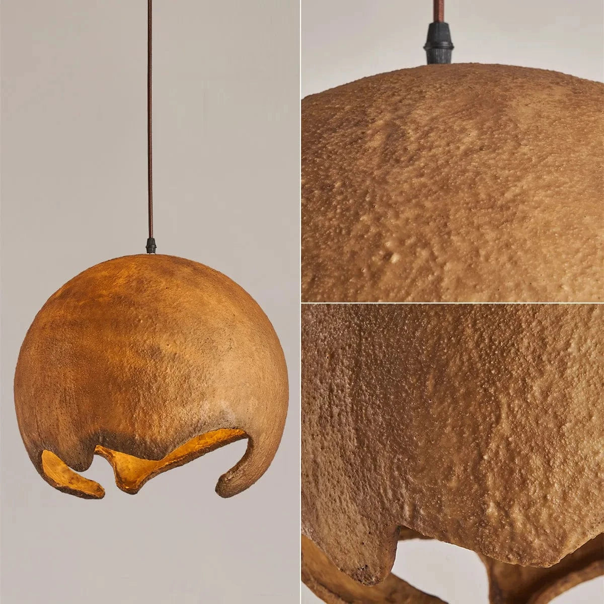 Suspension Wabi Sabi Nordique en résine pour Restaurant Japonais à LED E27 | Marco Lucetti