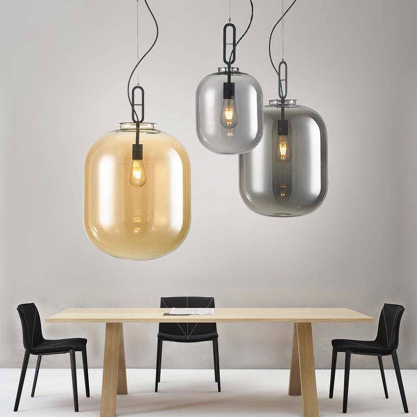 Suspensions Boules en Verre Fumé Effet Design | Marco Lucetti