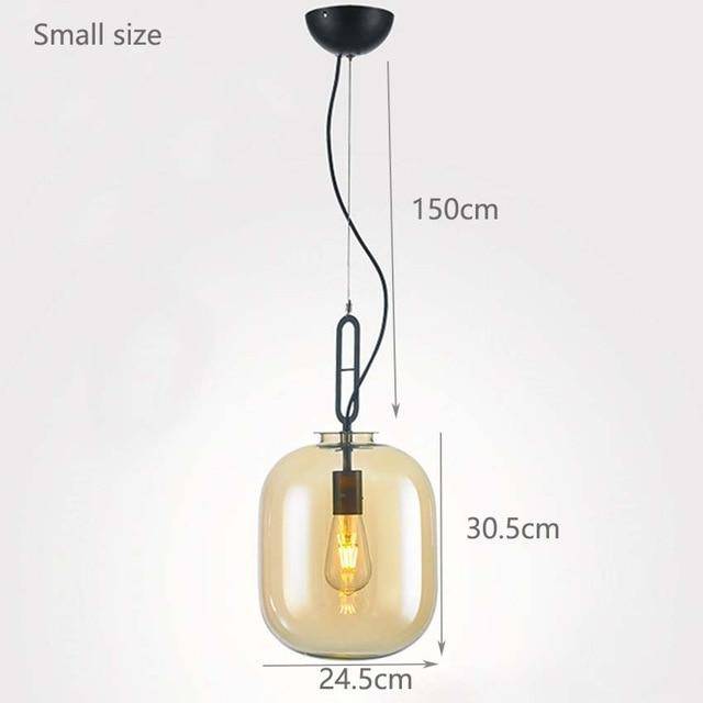 Suspensions Boules en Verre Fumé Effet Design | Marco Lucetti A