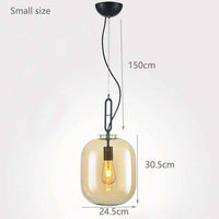 Suspensions Boules en Verre Fumé Effet Design | Marco Lucetti A