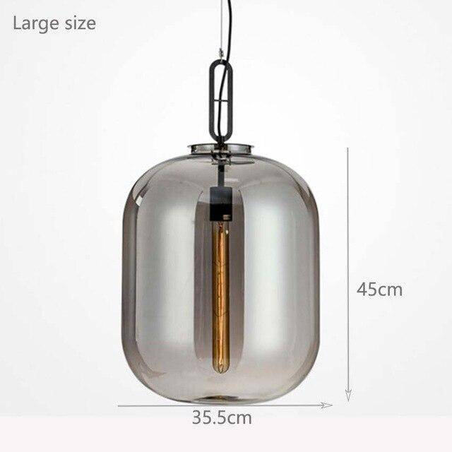 Suspensions Boules en Verre Fumé Effet Design | Marco Lucetti C