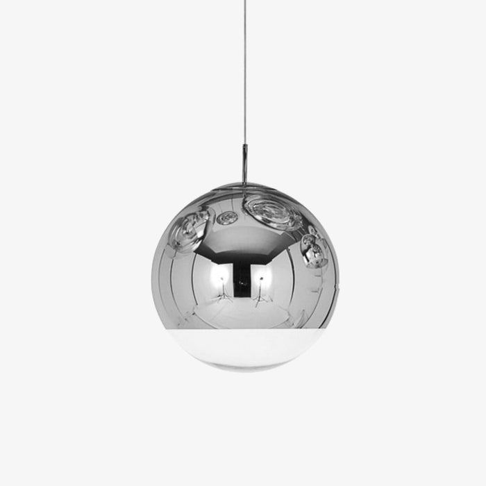 Suspensions chromées en boule - Diverses tailles | Marco Lucetti Chromé / 15cm