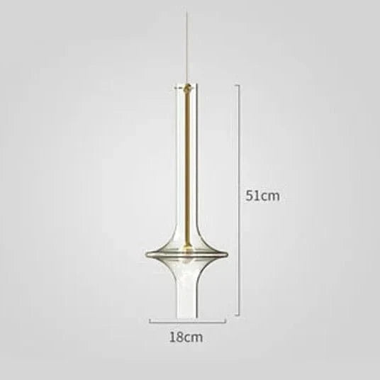 Suspensions contemporaines en verre de luxe nordique | Marco Lucetti Couleur claire grand