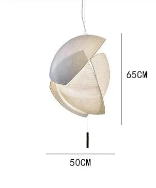  Suspensions Éclairages Créatifs en Tissu Blanc Moderne Led Salon Salle à Manger | Marco Lucetti