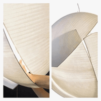  Suspensions Éclairages Créatifs en Tissu Blanc Moderne Led Salon Salle à Manger | Marco Lucetti