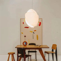  Suspensions Éclairages Créatifs en Tissu Blanc Moderne Led Salon Salle à Manger | Marco Lucetti