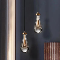 Suspensions en verre cristal avec gouttelettes d'eau | Marco Lucetti