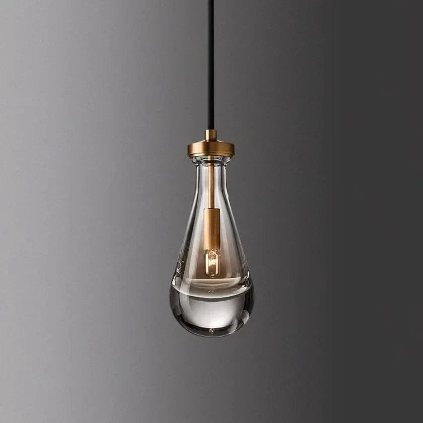 Suspensions en verre cristal avec gouttelettes d'eau | Marco Lucetti