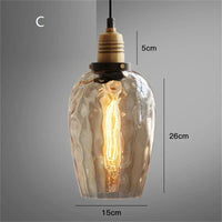 Suspensions en verre modernes pour un éclairage de plafond élégant | Marco Lucetti C / 5W (Max100) / CHINE