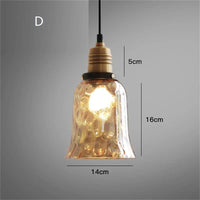 Suspensions en verre modernes pour un éclairage de plafond élégant | Marco Lucetti D / 5W (Max100) / CHINE