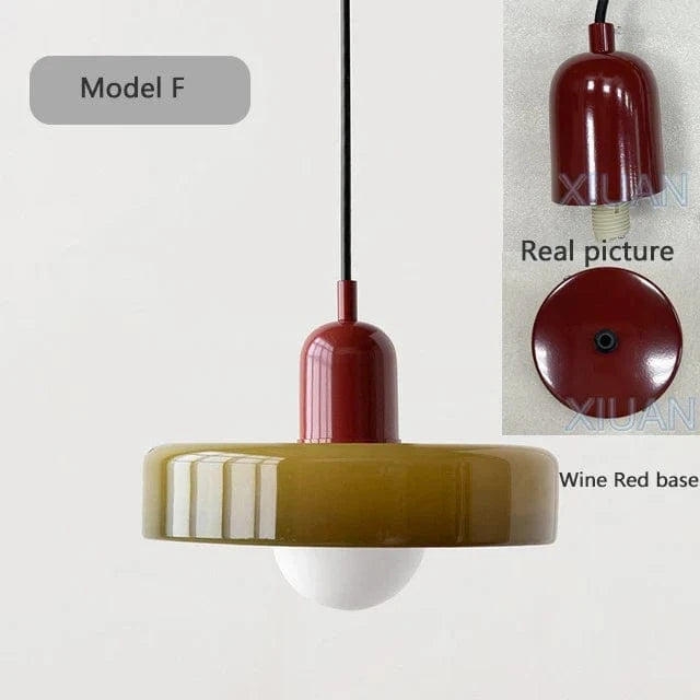 Suspensions en vitrail pour un éclairage élégant de votre intérieur | Marco Lucetti Tapez F / Diamètre 25 cm / 3 Température de couleur