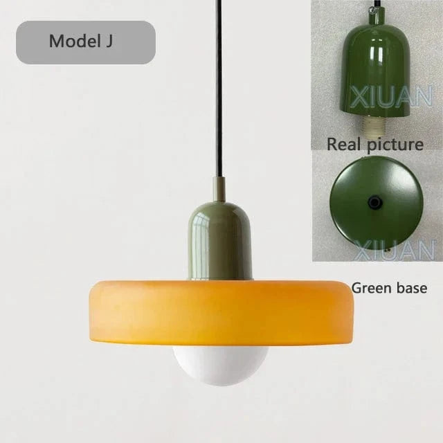 Suspensions en vitrail pour un éclairage élégant de votre intérieur | Marco Lucetti Tapez J / Diamètre 25 cm / 3 Température de couleur