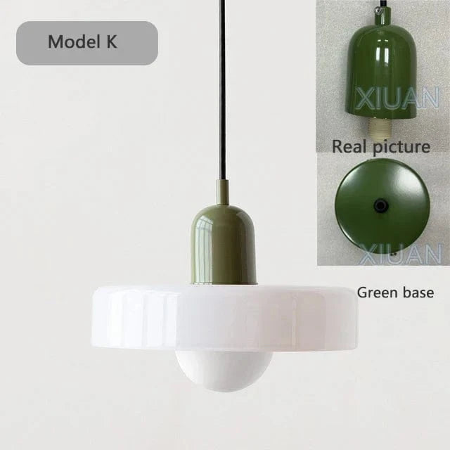 Suspensions en vitrail pour un éclairage élégant de votre intérieur | Marco Lucetti Tapez K / Diamètre 25 cm / 3 Température de couleur