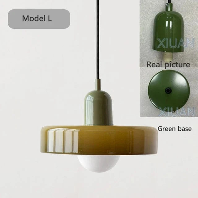 Suspensions en vitrail pour un éclairage élégant de votre intérieur | Marco Lucetti Tapez L / Diamètre 25 cm / 3 Température de couleur
