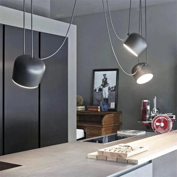 Suspensions industrielles modernes Spider Design - Éclairage de plongée/Restaurant - Lampes suspendues de cuisine, luminaires LED E27 | Marco Lucetti