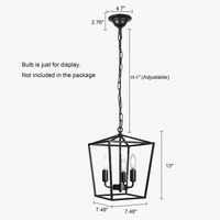 Suspensions industrielles Vintage en noir | Marco Lucetti