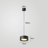 Suspensions LED 6W AC100-240V | Marco Lucetti Noir / Blanc froid