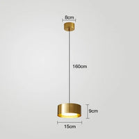 Suspensions LED 6W AC100-240V | Marco Lucetti Or / Blanc froid