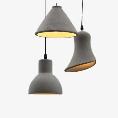 Suspensions LED ciment design - Variété de formes | Marco Lucetti
