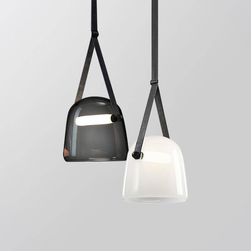 Suspensions LED design en métal avec abat-jour arrondi. | Marco Lucetti