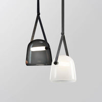 Suspensions LED design en métal avec abat-jour arrondi. | Marco Lucetti