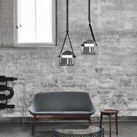 Suspensions LED design en métal avec abat-jour arrondi. | Marco Lucetti