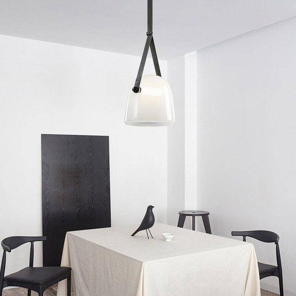 Suspensions LED design en métal avec abat-jour arrondi. | Marco Lucetti