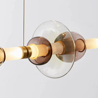Suspensions LED en verre de designer canadien | Marco Lucetti
