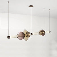 Suspensions LED en verre de designer canadien | Marco Lucetti