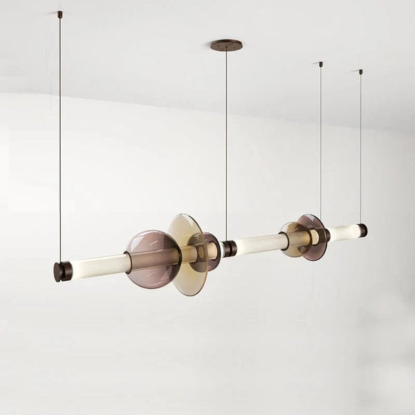 Suspensions LED en verre de designer canadien | Marco Lucetti
