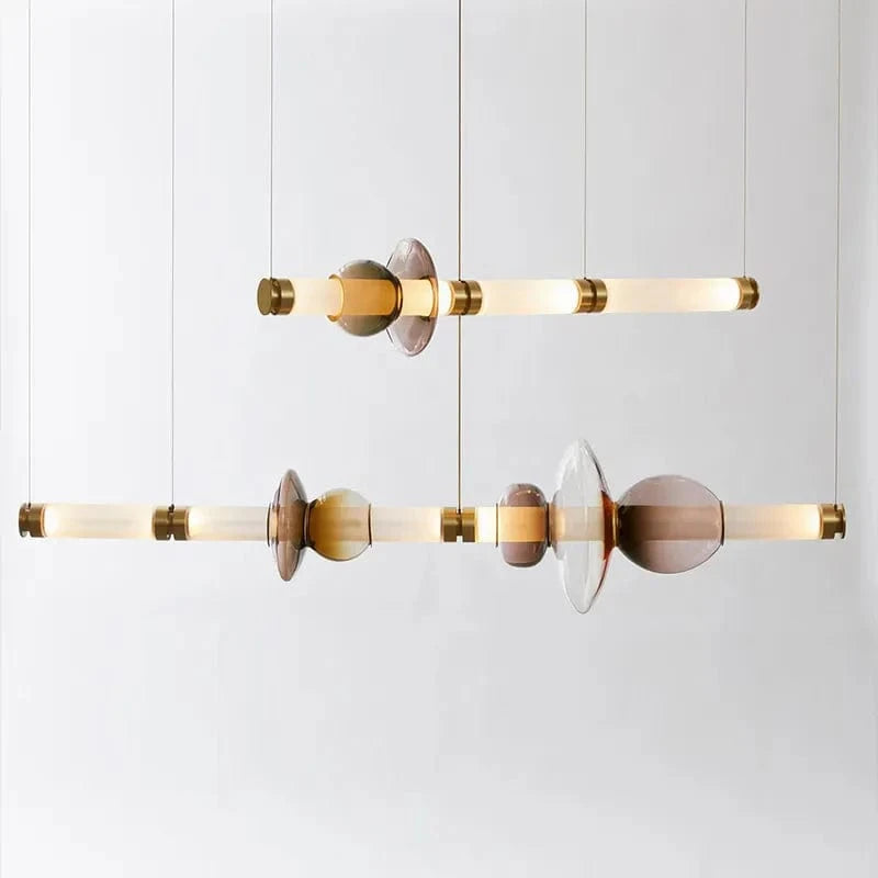Suspensions LED en verre de designer canadien | Marco Lucetti