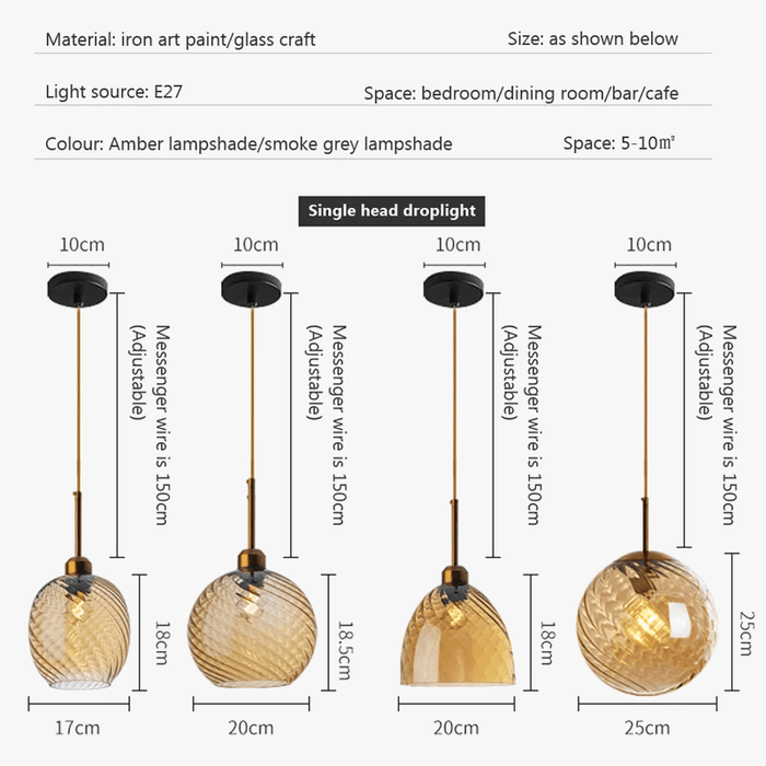Suspensions LED en verre ultra tendance | Marco Lucetti
