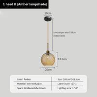 Suspensions LED en verre ultra tendance | Marco Lucetti C / Sans ampoule