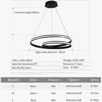 Suspensions LED Noir et Blanc | Marco Lucetti