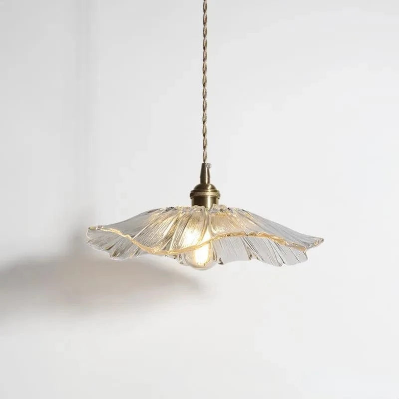 Suspensions modernes en verre de fleur : Éclairage design pour la maison | Marco Lucetti Verre propre