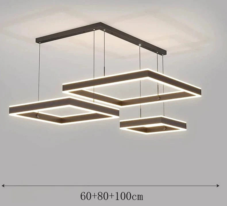 Suspensions modernes LED pour un éclairage intérieur tendance | Marco Lucetti 60 80 100 cm / Blanc froid