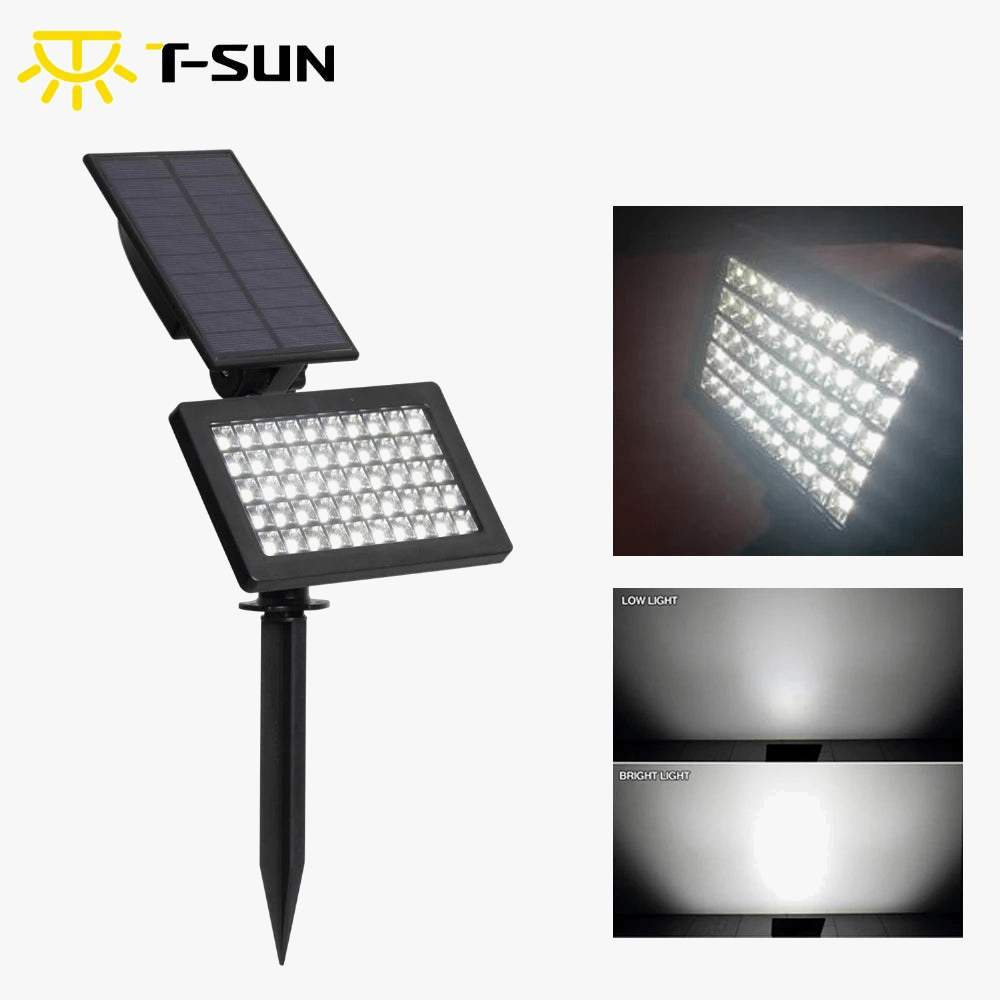 T-Sunrise Lampe Solaire Extérieure 50 LED - Éclairage Mural Décoratif | Marco Lucetti