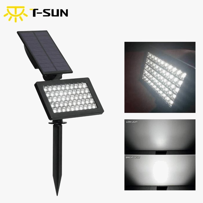 T-Sunrise Lampe Solaire Extérieure 50 LED - Éclairage Mural Décoratif | Marco Lucetti
